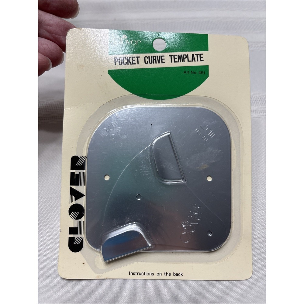 Vintage Clover Pocket Curve Template Art No. 461 Made In Japan